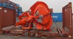 Orange Prentice Log Loader Grapple Cable Rope Stone Bucket Excavator Grab Bucket