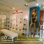 Acrylic Material shoes display rack, Transparent display cabinets with