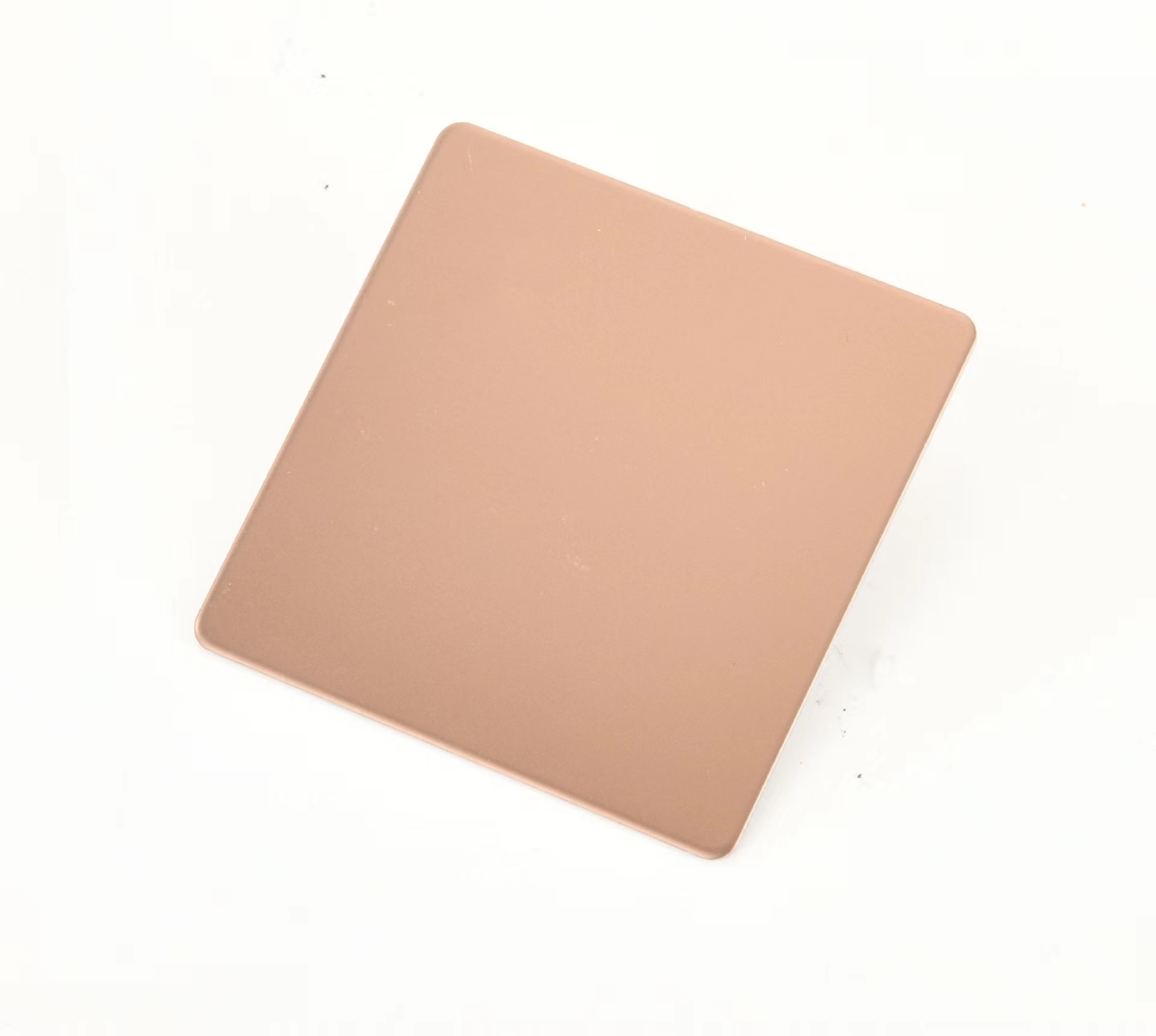 AISI Stainless Steel Color Plate Sheets Sandblasted Rose Gold