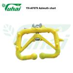 Yellow Green Plastic Calf Weaner , 12.2*8.7*3.3cm Size Cattle Weaning Nose Rings