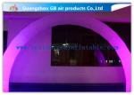 Outdoor Arch Shape Inflatable Lighting Decoration Stage Lighting For Wedding /