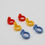 Food Grade Silicone Rubeer Children Study Finger Chopsticks Helper Reusable