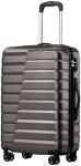 Suitcase PC ABS TSA Luggage 3 Piece Set Lock Spinner Carry on (Teal blue)