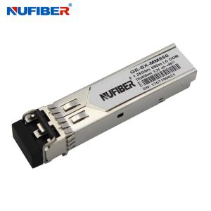 Wholesale 1.25G Multimode 850nm 0.55km LC DDM Gigabit MMF SFP Module from china suppliers