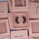 600gsm Eye Lash Magnetic Window Box Packaging UV Printing