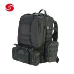 Large Size Army Standard Outdoor Detachable Backpack/Black Multifunctional