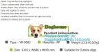 Plastic Dog House - Waterproof Dog Kennel Air Vents Elevated Floor All Weather