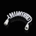 PVC Telephone Shower Hose Plastic Nut Flexible For Bathroom / Toilet