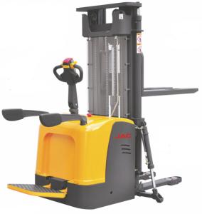 Wholesale Straddle Pallet Electric Stacker Truck High Performance 6.5m Lift Height from china suppliers