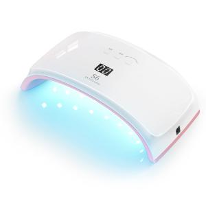 Wholesale 2 In 1 UV LED Nail Dryer 42W Gel Polish Curling Lamp With Multi Timer Display from china suppliers