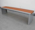 6 Feet Long Metal Outdoor Bench Seat Backless For Changing Room Park ODM
