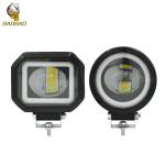 Aluminum LED Lens Red Ring Fancy Projector Fog Light For HONDA CG125 CD70