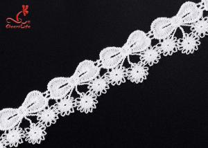 Wholesale Water Soluble Floral Guipure Lace Fabric For Women Dresses / Skirt from china suppliers