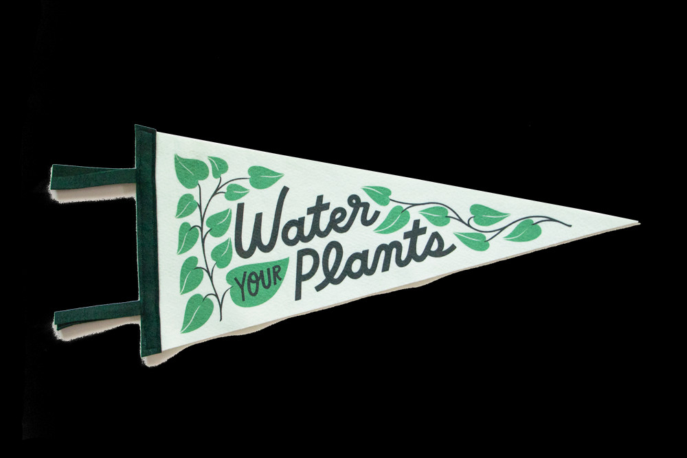 CMYK Triangle 300D Felt Pennant Flag Promotion Advertising