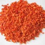 90 Kcal Calories Dried Carrot Flakes 10*10*3MM Dehydrated Carrot Chips