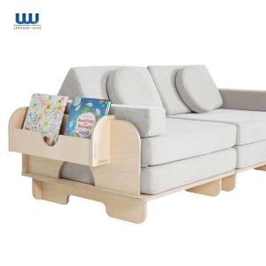 Wholesale Sectional Play Couch Sofa BookStore Wooden Fit 12 Large Books from china suppliers