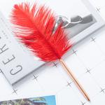 Colorful Feather Ball Point Pen Metal Creative Gift Ballpoint Pens For Office