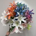 Lily flower home wedding artificial flower living room decoration home