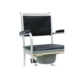 Foldable Shower Aluminum Commode Chair With Wheels