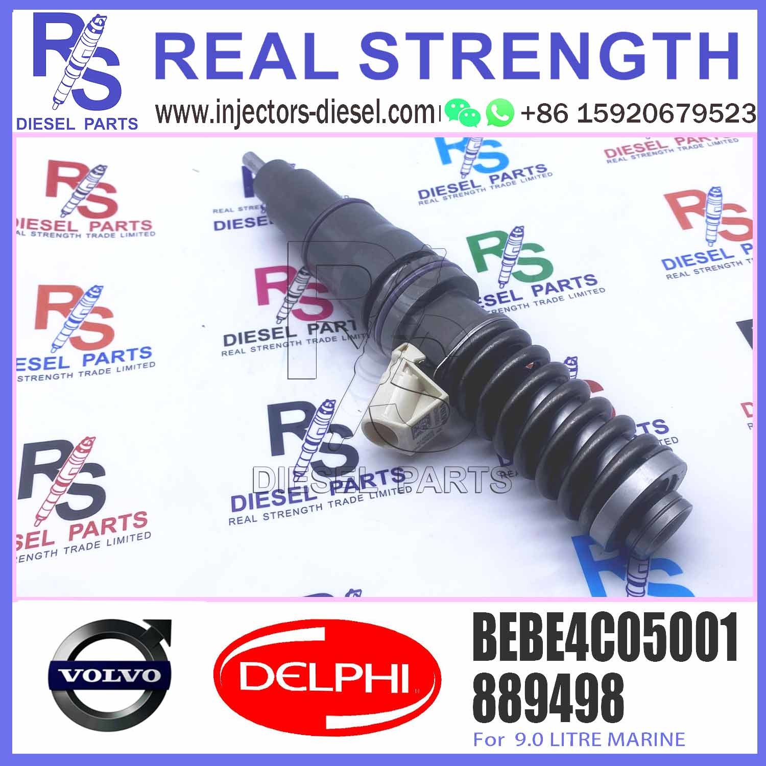 High Quality Diesel Fuel Injector 889498 0889498 BEBE4C05001 For 9.0 LITRE MARINE