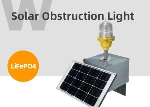 Wholesale Polycarbonate Low Intensity Solar Aviation Light For Tower Crane from china suppliers