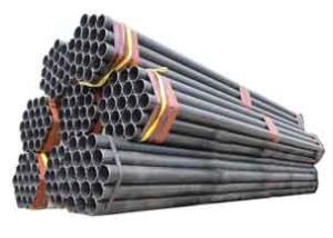 Wholesale Q345 Sch40 Black Round 0.6mm Erw Carbon Steel Pipe from china suppliers