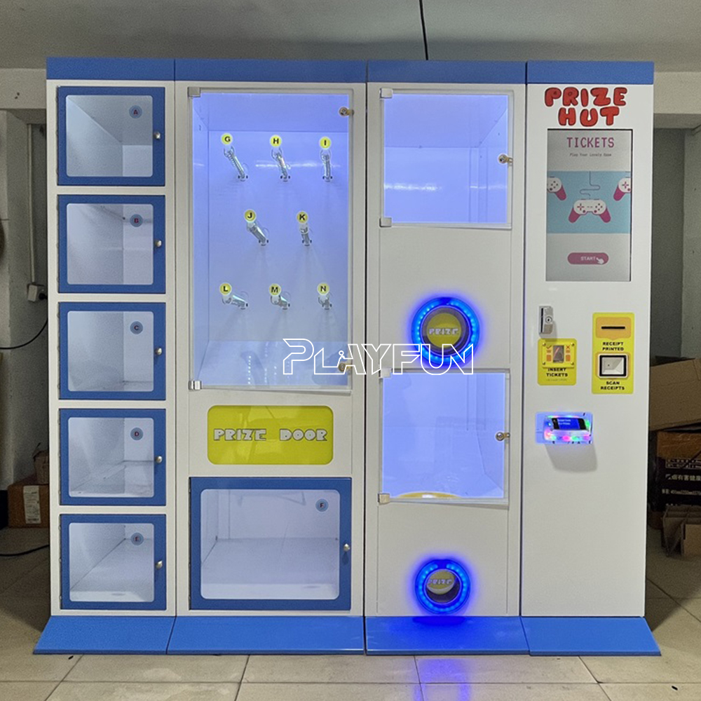 Playfun Hot Sale Shopping Center Coin Operated Arcade Toy Prize Hut Store Vending Ticket Radeem Redemption Game Machine