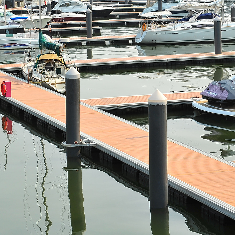 Aluminum Alloy 6061 T6 Customized Marina Floating Docks with Cleats and Fenders