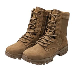 Wholesale Full Grain Leather Brown Combat Military Boots Winter Mountaineering Boots Abrasion Resistant Puncture Proof from china suppliers