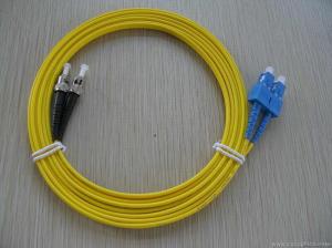 Wholesale High tensile strength, flexible SC - ST Fiber Optic Patch Cord, Insertion Loss ≤ 0.2dB from china suppliers