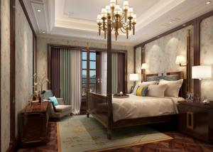 Wholesale Light Green Living Room Wallpaper Rustic Style with Red Floral Pattern , 0.53*10m/ roll from china suppliers