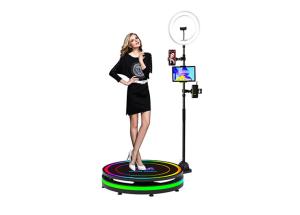 Wholesale Strip Light 360 Camera Booth 360 Photo Spinner Machine With Led Ring Light from china suppliers