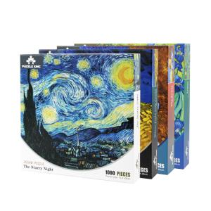 Wholesale Starry Night 250g CCNB 1000 Piece Jigsaw Puzzles For Adults from china suppliers