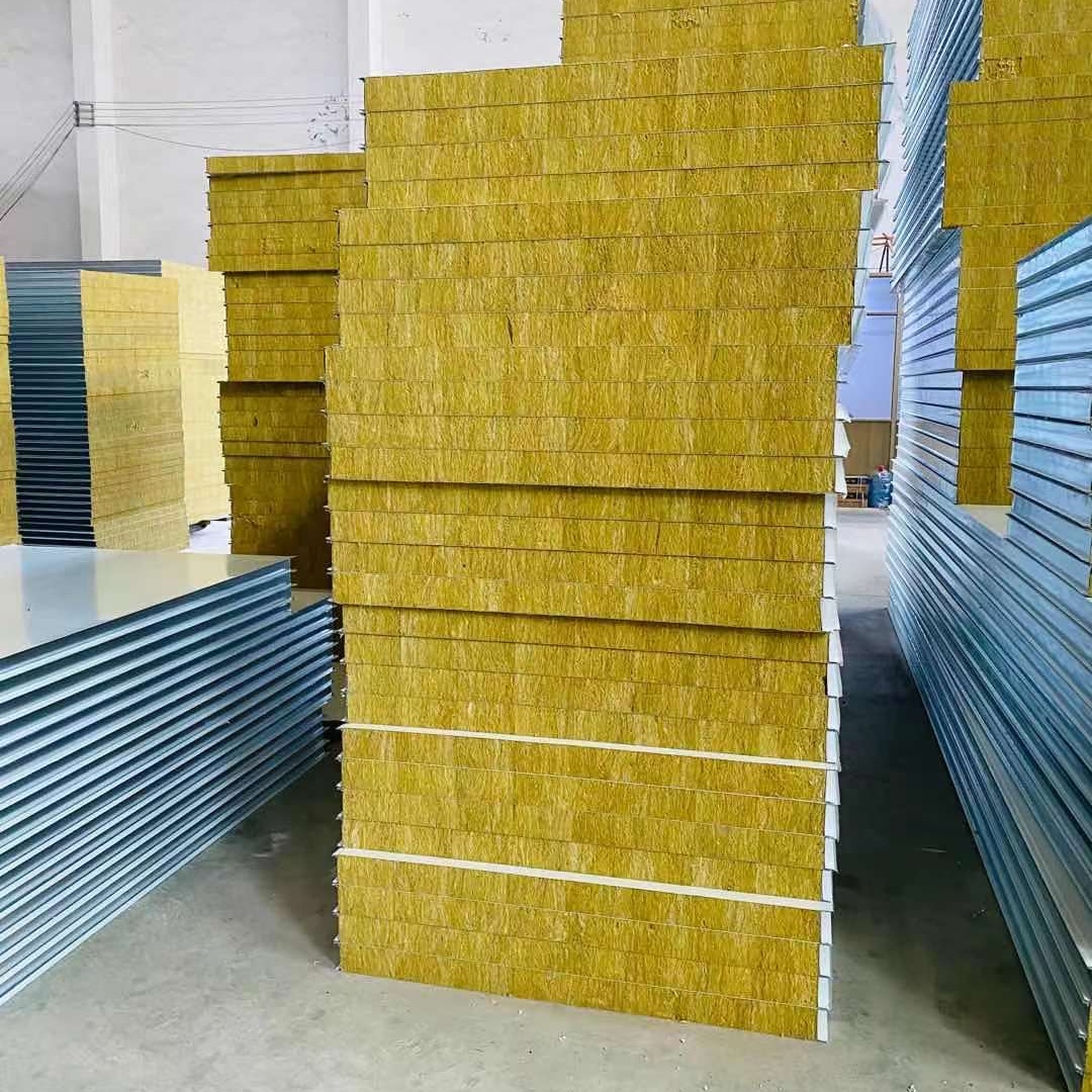 Contemporary Rock Wool Composite Roofing Panels For Cold Room Construction