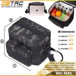 Portable Large Leakproof Lunch Bag Adult with Shoulder Strap and Side Pocket