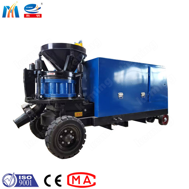 Diesel Engine Concrete Shotcrete Machine Low Air Consumption KSP Model