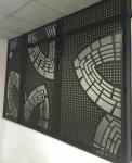 Architectural Laser Cut Sheet Metal Fabrications Stainless Steel Facade Curtain