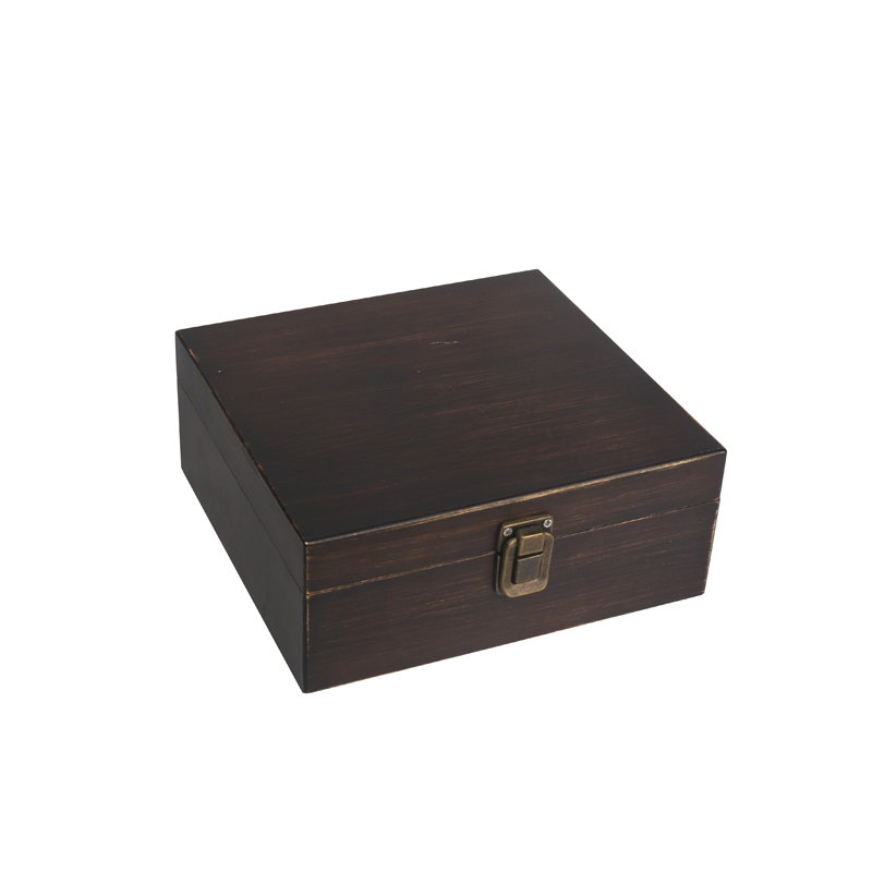 Large Wooden Vintage Bamboo Stash Box With Rolling Tray-Custom color and LOGO accept