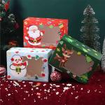 Paperboard Liner Transparent Christmas Gift Box Accepts Custom Orders