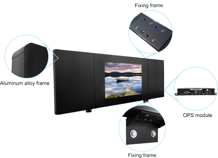 Outlet All In One Computers Smart LED Blackboard for classroom