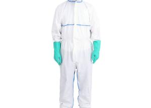 Wholesale Antivirus Medical Protective Coveralls Disposable Protective Suit Against Germs from china suppliers
