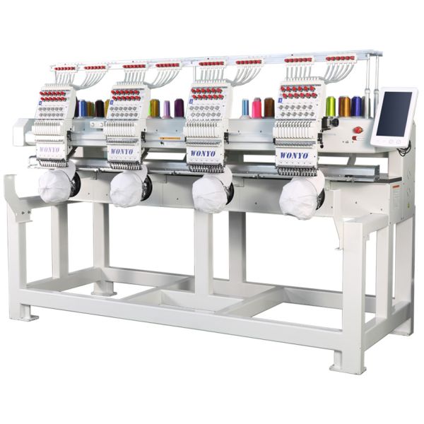 High Precision Computer Barudan Embroidery Machine / 4 Heads Embroidery Machine