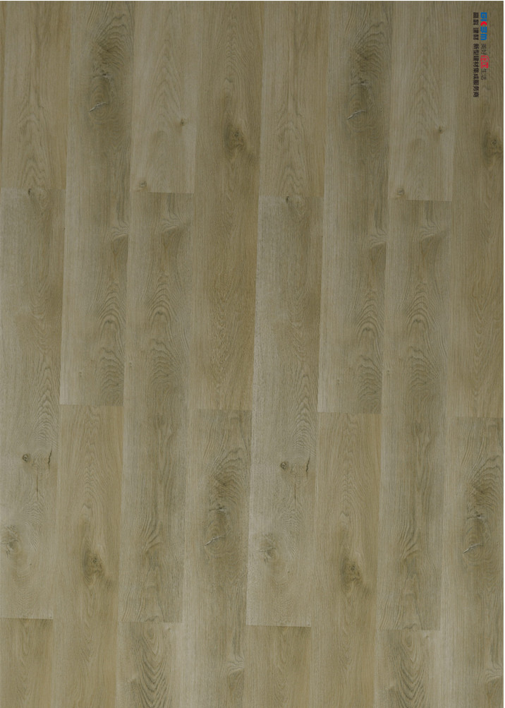 0.3mm SPC Flooring Fire Retardant Noise Prevention Waterproof Stone Brown GKBM LS-M029