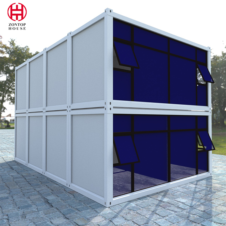 Zontop Quick Concrete Hurricane Proof Small Ready Modern Modular Two Story Resort Cheap Homes Container Prefab Houses