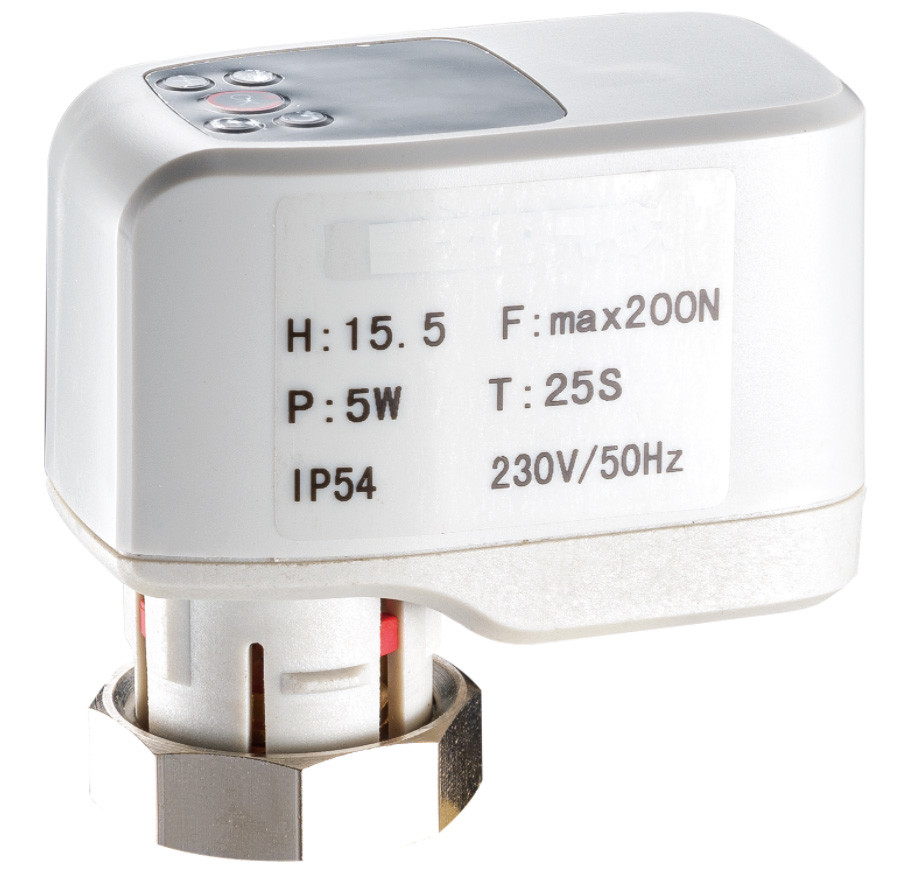 7401 7402 Thermostat Controllable Electric Actuator for Central Heating System High Thrust and Fast Travel Speed Model