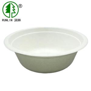 Wholesale BRC Eco Friendly Biodegradable Sugarcane Bagasse Bowl Plant Based Fiber from china suppliers