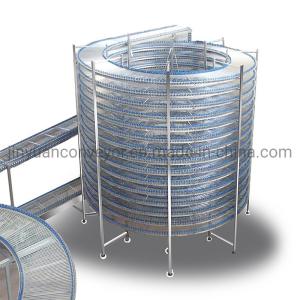 Wholesale Bread Cake Pizza Hamburger Cooling Spiral Tower Conveyor from china suppliers
