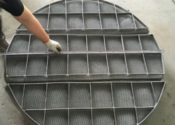 Stainless Steel 304 316 Wire Mesh Demister Pad For Aviation Gas Liquid