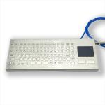 SUS304 Industrial Desktop Keyboard IP67 Stainless Steel Keyboard Violence Resist