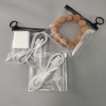 Transparent Plastic Jewelry Zipper Bags Anti Static Dustproof